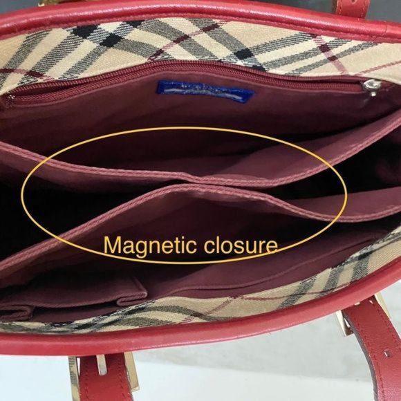 BURBERRY Nova Check Blue Label Handbag 👜 - Picture 13 of 15